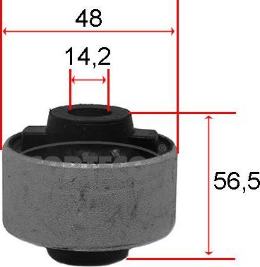 Corteco 80001540 - Тампон, носач vvparts.bg