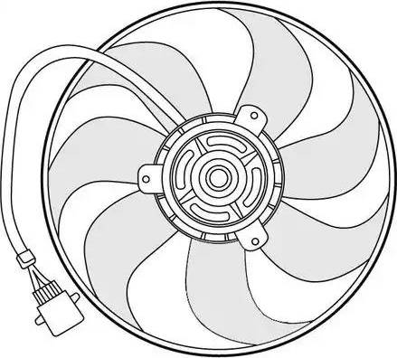 CTR 1209653 - Вентилатор, охлаждане на двигателя vvparts.bg