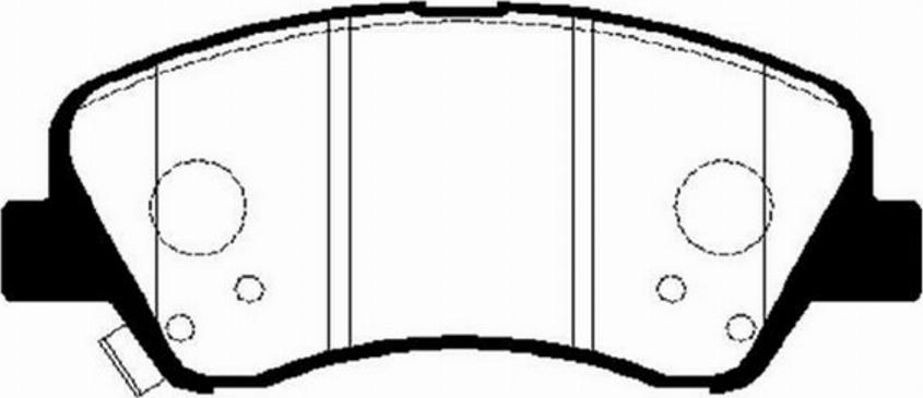 CTR CKKH-46 - Комплект спирачно феродо, дискови спирачки vvparts.bg