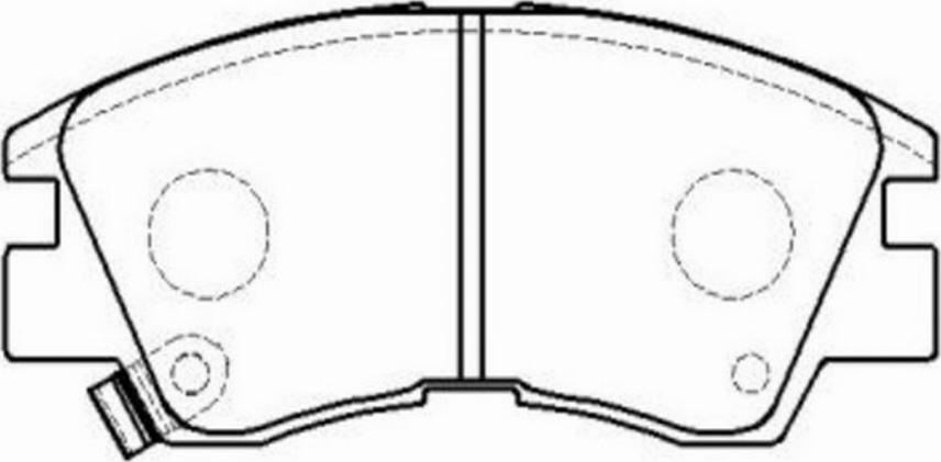 CTR CKM-4 - Комплект спирачно феродо, дискови спирачки vvparts.bg