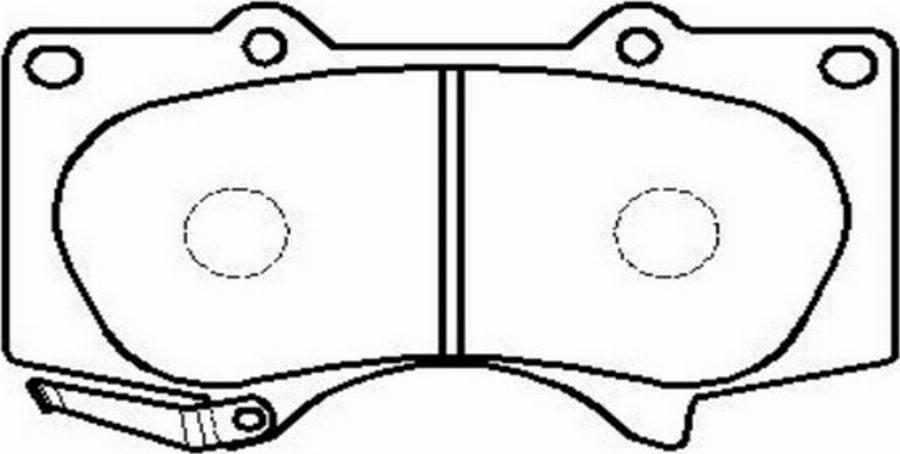 CTR CKT-36 - Комплект спирачно феродо, дискови спирачки vvparts.bg