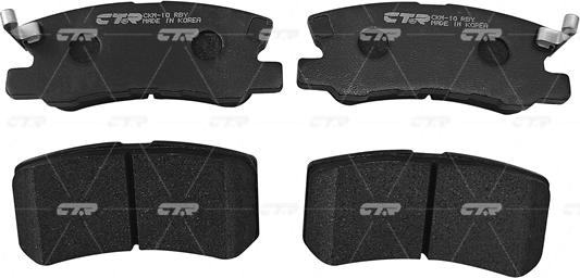 CTR GK0578 - Комплект спирачно феродо, дискови спирачки vvparts.bg