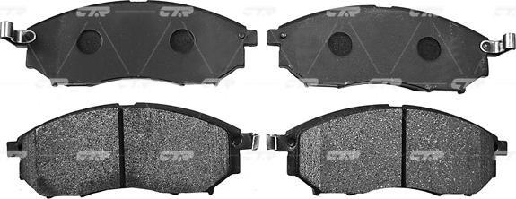 CTR GK0727 - Комплект спирачно феродо, дискови спирачки vvparts.bg