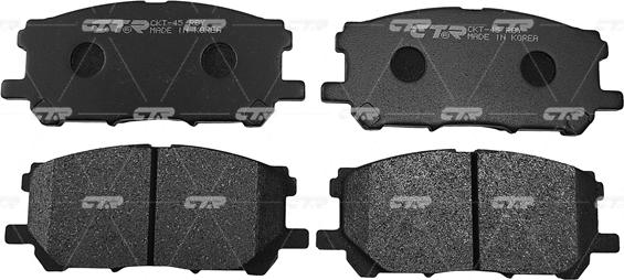 CTR GK1059 - Комплект спирачно феродо, дискови спирачки vvparts.bg