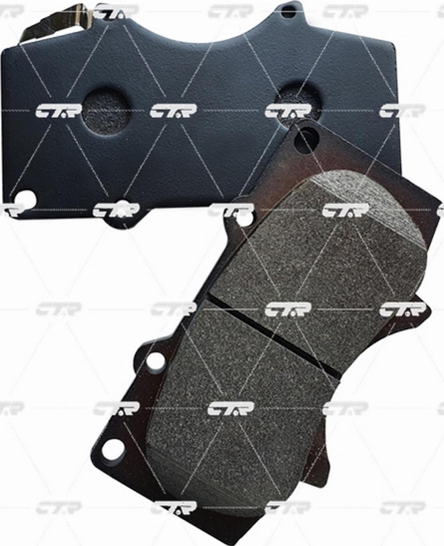 CTR GK1050P - Комплект спирачно феродо, дискови спирачки vvparts.bg