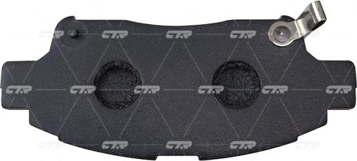 CTR GK1021 - Комплект спирачно феродо, дискови спирачки vvparts.bg