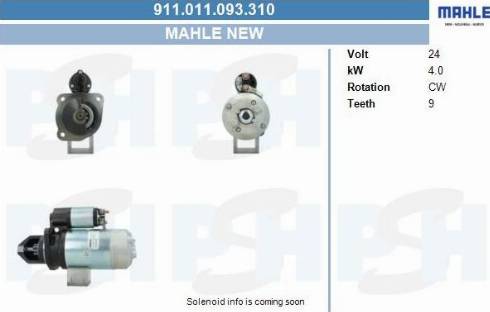 PSH 911.011.093.310 - Стартер vvparts.bg