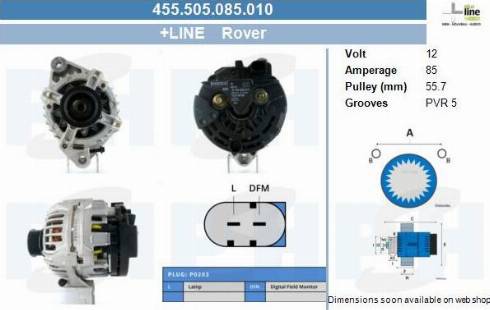 PSH 455.505.085.010 - Генератор vvparts.bg