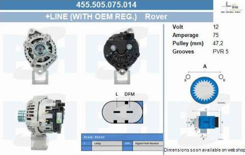 PSH 455.505.075.014 - Генератор vvparts.bg