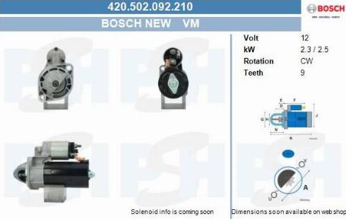 PSH 420.502.092.210 - Стартер vvparts.bg