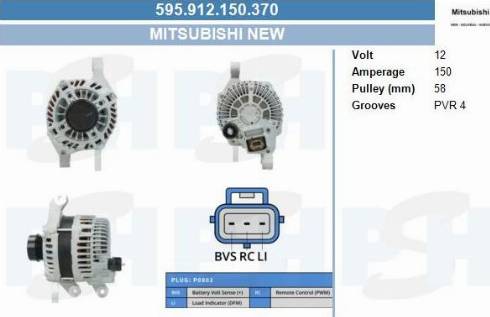 PSH 595.912.150.370 - Генератор vvparts.bg