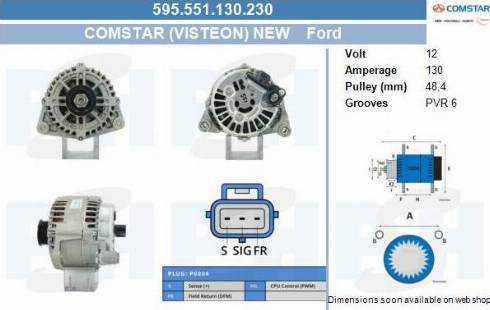 PSH 595.551.130.230 - Генератор vvparts.bg