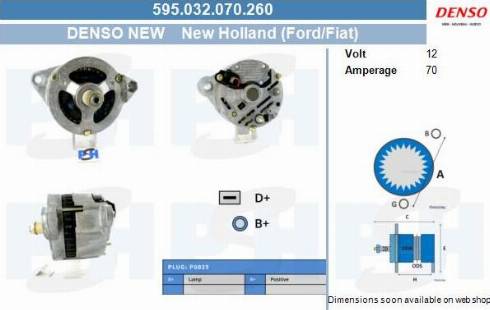 PSH 595.032.070.260 - Генератор vvparts.bg