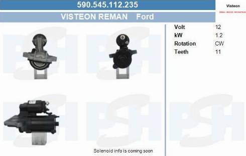 PSH 590.545.112.235 - Стартер vvparts.bg