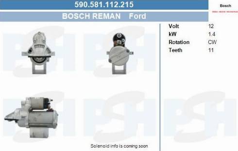 PSH 590.581.112.215 - Стартер vvparts.bg