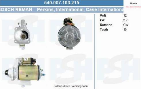 PSH 540.007.103.215 - Стартер vvparts.bg