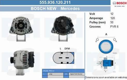 PSH 555.936.120.211 - Генератор vvparts.bg