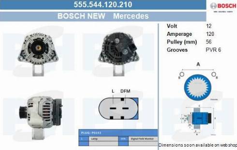 PSH 555.544.120.210 - Генератор vvparts.bg