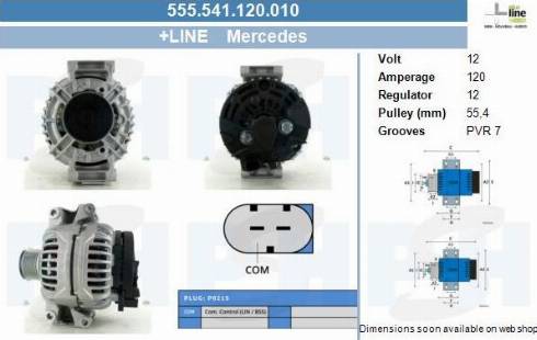 PSH 555.541.120.010 - Генератор vvparts.bg