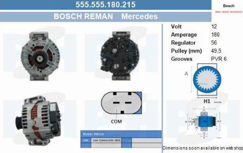 PSH 555.555.180.215 - Генератор vvparts.bg