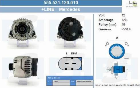 PSH 555.531.120.010 - Генератор vvparts.bg