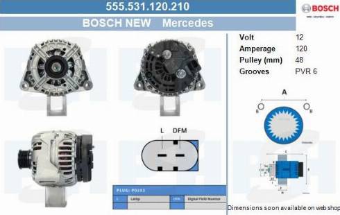 PSH 555.531.120.210 - Генератор vvparts.bg