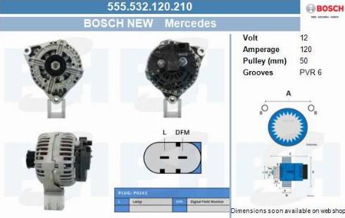 PSH 555.532.120.210 - Генератор vvparts.bg