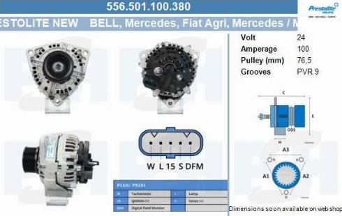 PSH 556.501.100.380 - Генератор vvparts.bg