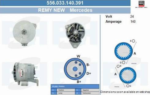 PSH 556.033.140.391 - Генератор vvparts.bg