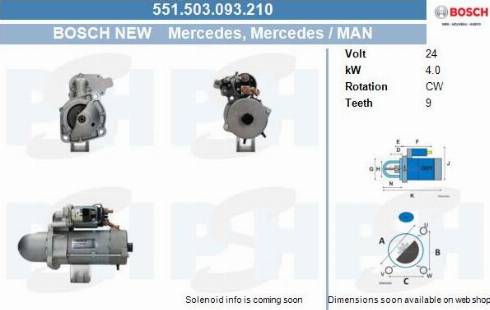 PSH 551.503.093.210 - Стартер vvparts.bg