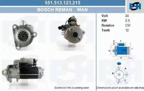 PSH 551.513.123.215 - Стартер vvparts.bg