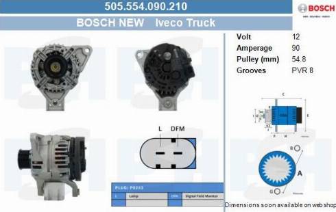 PSH 505.554.090.210 - Генератор vvparts.bg