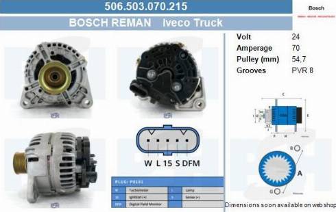 PSH 506.503.070.215 - Генератор vvparts.bg