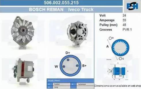 PSH 506.002.055.215 - Генератор vvparts.bg