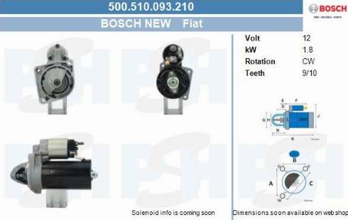 PSH 500.510.093.210 - Стартер vvparts.bg