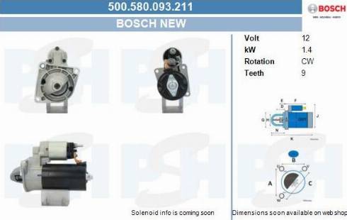 PSH 500.580.093.211 - Стартер vvparts.bg