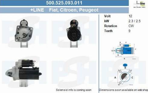 PSH 500.525.093.011 - Стартер vvparts.bg