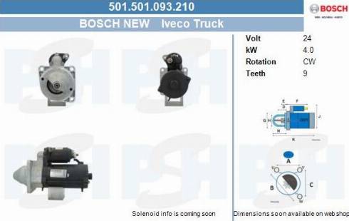 PSH 501.501.093.210 - Стартер vvparts.bg