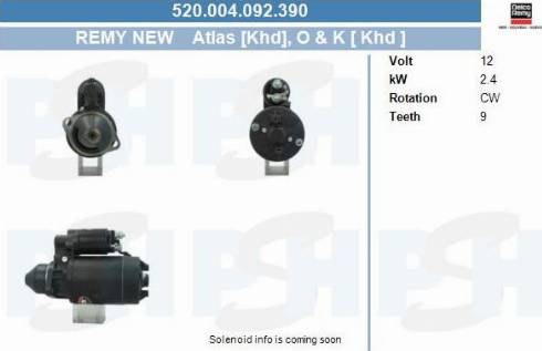 PSH 520.004.092.390 - Стартер vvparts.bg