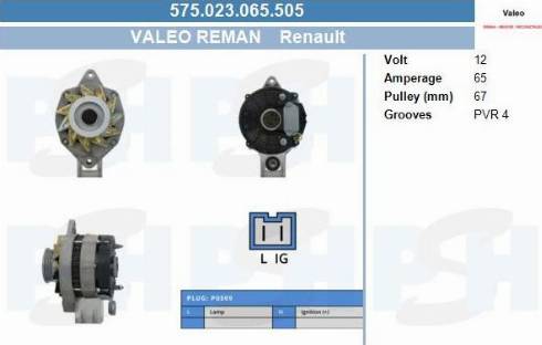 PSH 575.023.065.505 - Генератор vvparts.bg