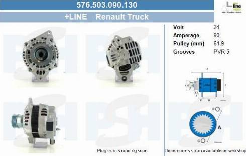 PSH 576.503.090.130 - Генератор vvparts.bg