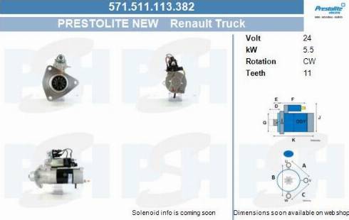 PSH 571.511.113.382 - Стартер vvparts.bg