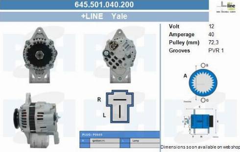 PSH 645.501.040.200 - Генератор vvparts.bg