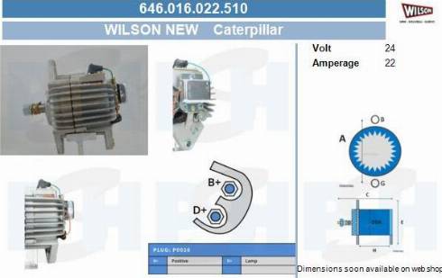 PSH 646.016.022.510 - Генератор vvparts.bg