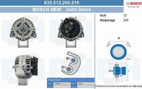 PSH 635.512.200.210 - Генератор vvparts.bg