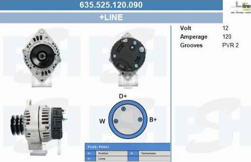 PSH 635.525.120.090 - Генератор vvparts.bg