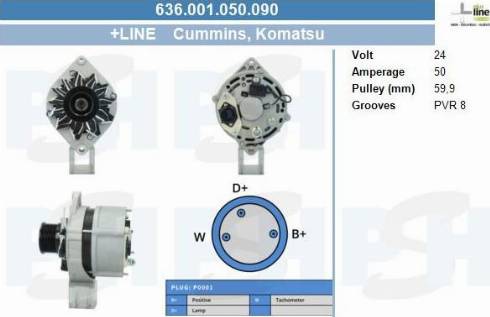 PSH 636.001.050.090 - Генератор vvparts.bg