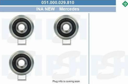 PSH 051.000.029.810 - Ремъчна шайба, генератор vvparts.bg