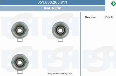 PSH 051.000.265.811 - Ремъчна шайба, генератор vvparts.bg