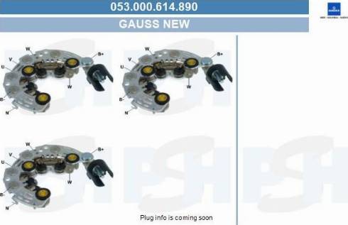 PSH 053.000.614.890 - Изправител, генератор vvparts.bg